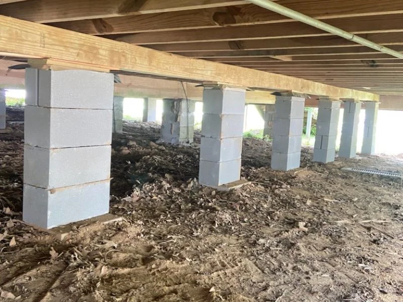 Pier and Beam or Block and Base Foundation Repair in Dale City. VA